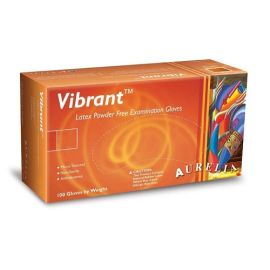 Aurelia Vibrant Latex Powder Free Gloves - Extra Small - Pack of 100