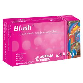 Aurelia Blush Nitrile Powder Free Gloves - Extra Large - Pack of 200