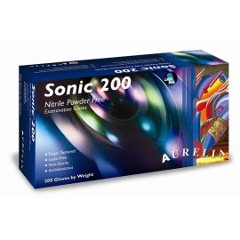 Aurelia Sonic Nitrile Powder Free Cobalt Blue Gloves - Small - 1 Pack Of 200