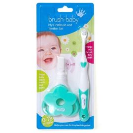 brush-baby FirstBrush and Teether Set
