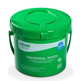 Clinell Universal Wipes Bucket 225 Pack