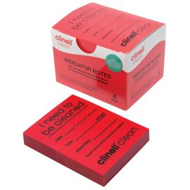 Clinell Clean Indicator Notes Red - 1000 Sheets