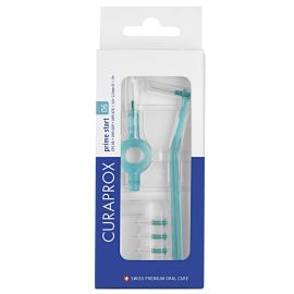 Curaprox Prime CPS 06 Plus Interdental Brush - Turquoise - 5 Brush With 1 Holder - Pack of 1