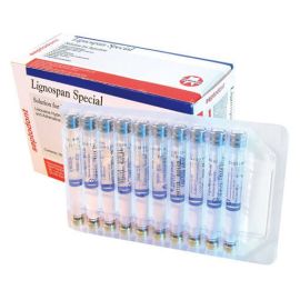 Lignospan Special 2% Lidocaine With 1:80,000 2.2ml Cartridges - Pack Of 50