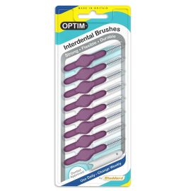 Optim Purple Standard Interdental Brushes - Pack Of 8 
