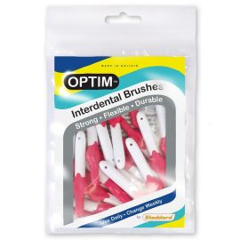 Optim 0.4mm Pink Standard Interdental Brushes - Pack Of 25