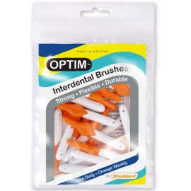 Icon Optim 0.8mm Orange Standard Interdental Brushes - Pack Of 25