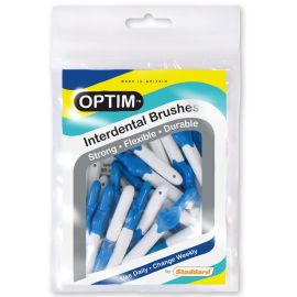 Icon Optim 0.6mm Blue Standard Interdental Brushes - Pack Of 25