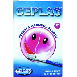 Endekay Erythrosine Dental Disclosing Tablets - Pack of 12 Tabs