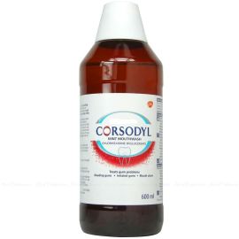 Corsodyl Mint Flavour Mouthwash 600ml