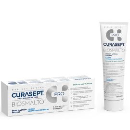 Curasept Biosmalto Action Mousse Toothpaste - Delicate Mint - 150ml