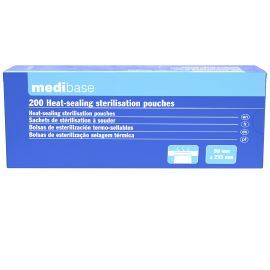 Medibase Sterilisation Pouches 90 x 255mm - Pack Of 200