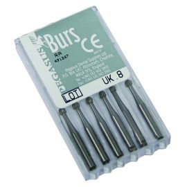 Pegasus Round Steel Burs Ra 031/12 - 6 Pieces