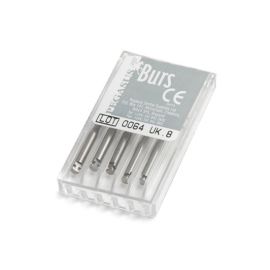 Pegasus FLat Fissure Steel Burs Ra Cyl Sq 014/4 - 6 Pieces