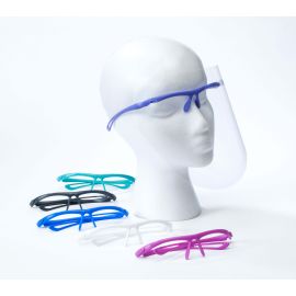 Face Visor Kit Aqua Frame & 12 Visors