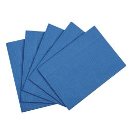 Medibase Disposable Azure Blue Patient Bibs - 500Pk 