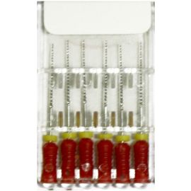 DHB Apollo Niti K-File - Red 25mm - Size 25 - Pack 6 FIles