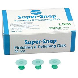 Super-Snap Green Fine Double Sided - Pack Of 50