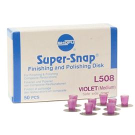 Super-Snap Violet Medium Top Grit Pack Of 50