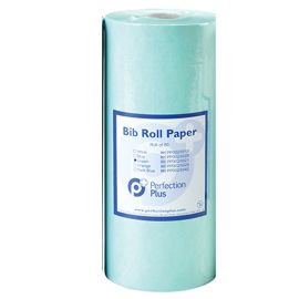 Perfection Plus Bib Roll Paper - Green - Pack Of 80 Sheets