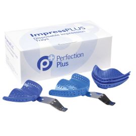 Perfection Plus Disposable Impression Trays No.16 (Lower Dentate Orthodontic) - Pack of 25 Trays & 1 Handle