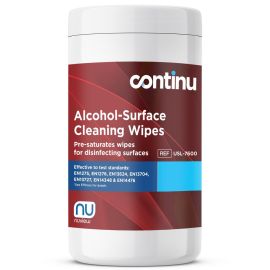 Continu Alcohol 70% Ipa Surface Wipe 200 Per Pack