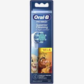ORAL-B Pro Kids Lion King Replacement Head - 1 Pack of 4