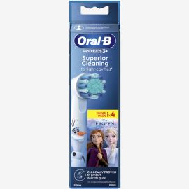 Oral-B Pro Kids Frozen Toothbrush Replacement Heads – 1 Pack of 4