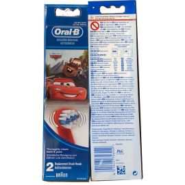 Oral-B Disney Cars Kids Twin Brush Heads