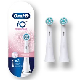 Oral-B iO Gentle Care Replacement Heads - White - Pack of 2