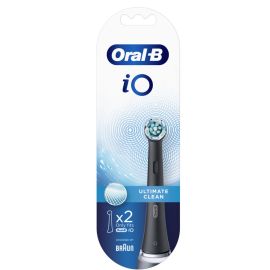 Oral-B iO Black Ultimate Clean Replacement Brush Heads - Pack Of 2 