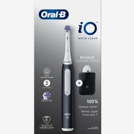 Oral-B iO White Clean Matt Black Electric Power Toothbrush