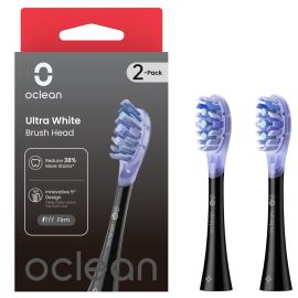 Oclean Ultra White Replacement Heads - Black - Pack of 2