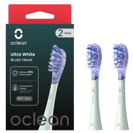 OCLEAN Ultra White Replacement Heads - Green (Twin Pack)