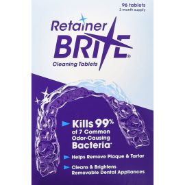 Orthocare Retainer Brite Cleaning Tablets - 96 Tablets