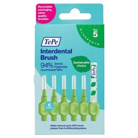 Tepe Interdentals Green 0.8mm - 1 Pack Of 6