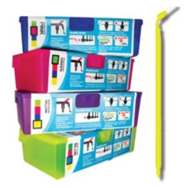 Pikster Preeben Bristle Applicator Brushes - Yellow - 1 Pack Of 100