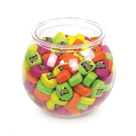 Piksters Fluro Mini Floss Fish Bowl - 1 Pack Of 200
