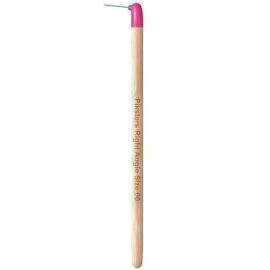 Piksters Bamboo Angled Interdental Brush - Size 00 Pink 0.60mm - 6 Brushes Per Pack