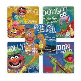 Shermans The Muppets Most Wanted Stickers - 100 Per Pack