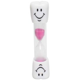 Smiley Pink Toothbrush Sand Timer
