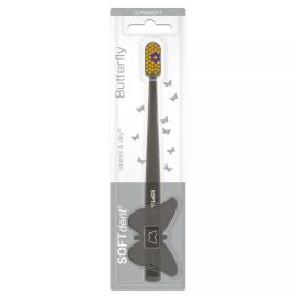 Softdent Butterfly Toothbrush Stand Dry Ultrasoft - Color May Vary 