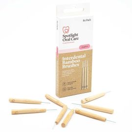 Spotlight Oral Care 0.4mm Interdental Bamboo Brushes - Pack Of 8