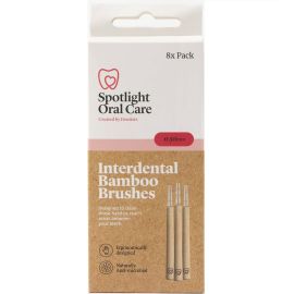 Spotlight Oral Care 0.5mm Interdental Bamboo Brushes - Pack Of 8