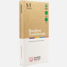 Spotlight Oral Care Bamboo Toothbrush Pack Of 5