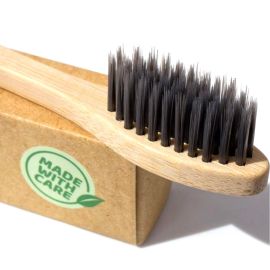 Spotlight Oral Care White Bamboo Toothbrush