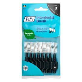 TePe Interdental Brush - Black Extra large 1.50mm - Pack of 8 Brushes