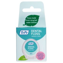 TePe Waxed Mint 40m Dental Floss