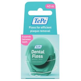 TePe Waxed Mint 40m Dental Floss