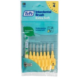TePe Interdental Extra Soft Brush - Yellow 0.70mm - Pack of 8 Brushes